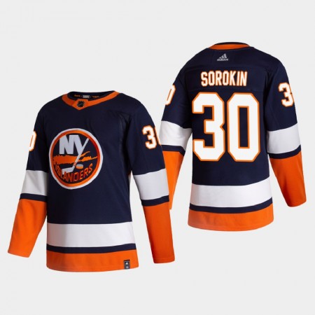 Pánské Hokejový Dres New York Islanders Dresy Ilya Sorokin 30 2020-21 Reverse Retro Authentic